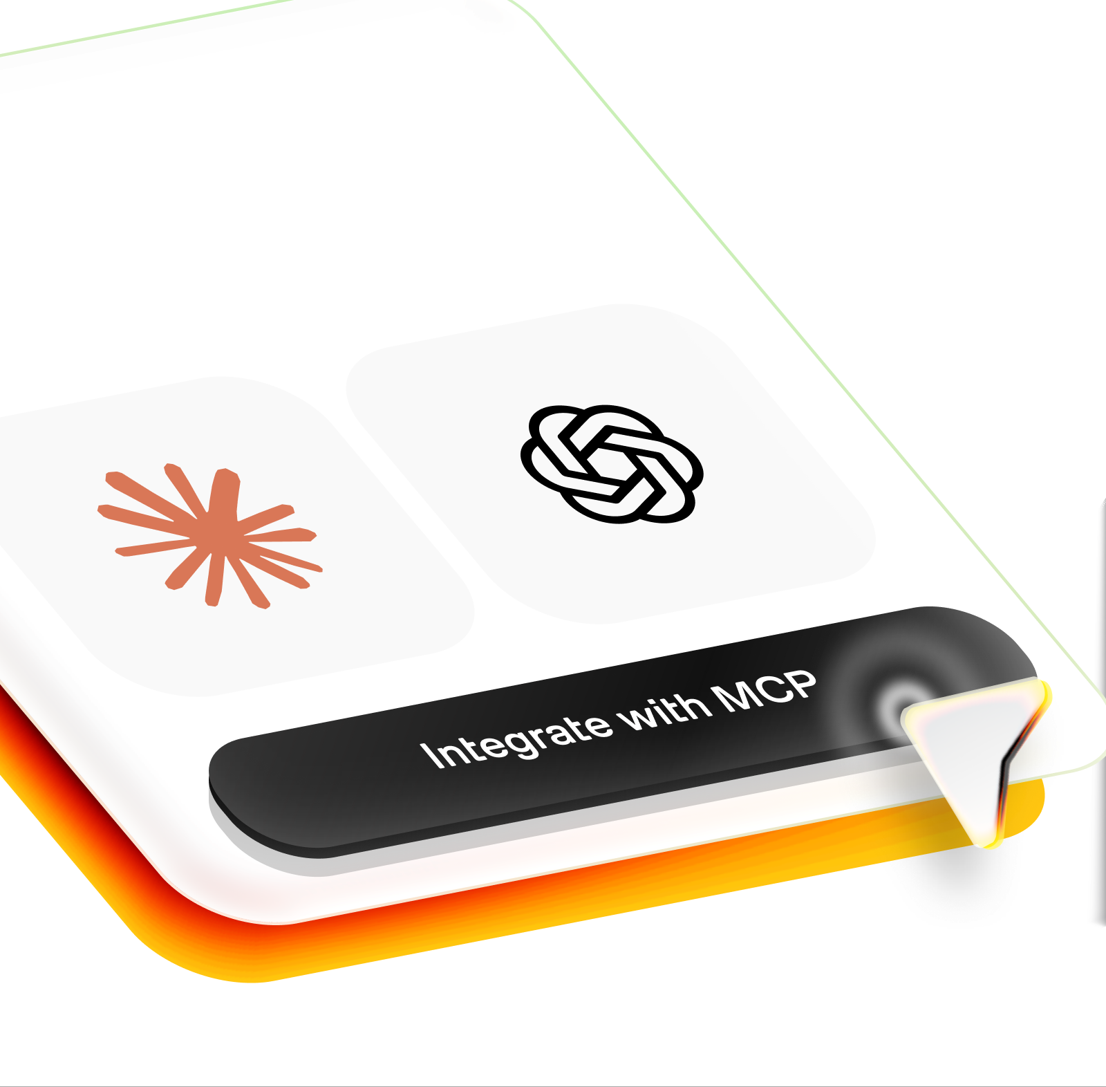 The integration tile, drawn as a switch another agent can reach.